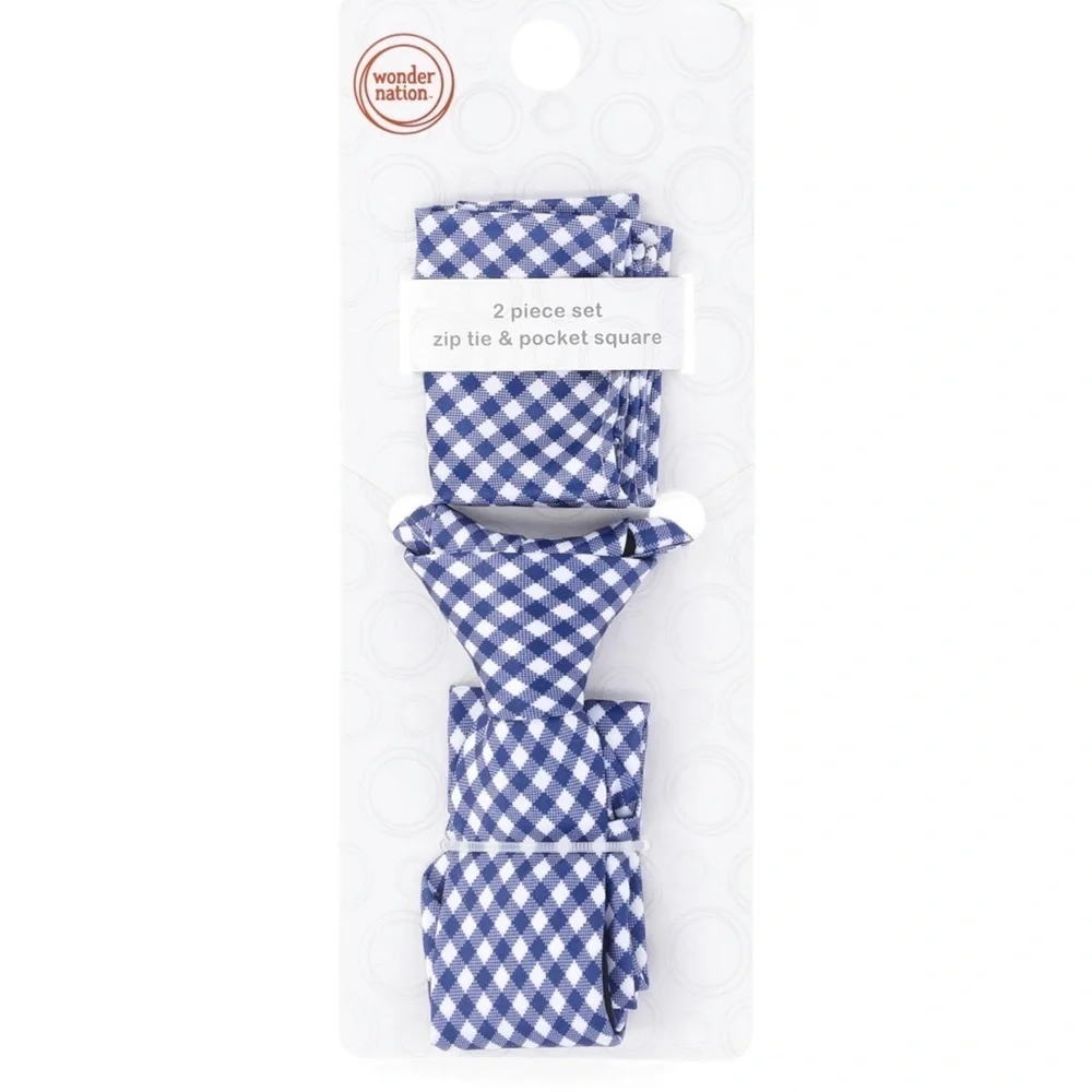 Boys Stretch Suspenders and Bow Tie Set, 2-Piece & Necktie and Pocket Square Set